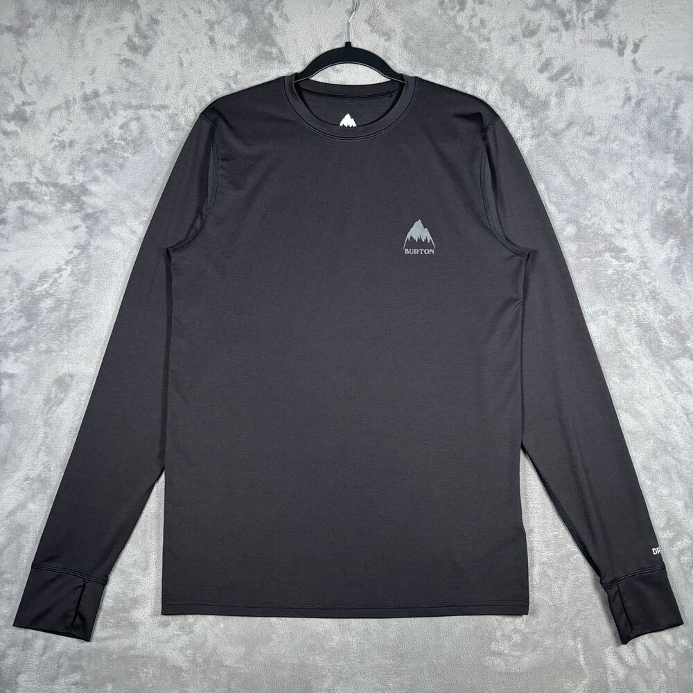 Burton DRYRIDE Lightweight Crew Base Layer Men’s L Black Snowboard Ski